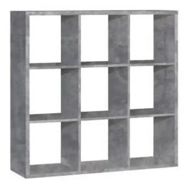 Mauro 3x3 Storage Unit in Concrete Grey