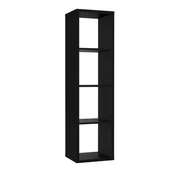 Mauro 3 Shelves Storage Unit in Matt Black