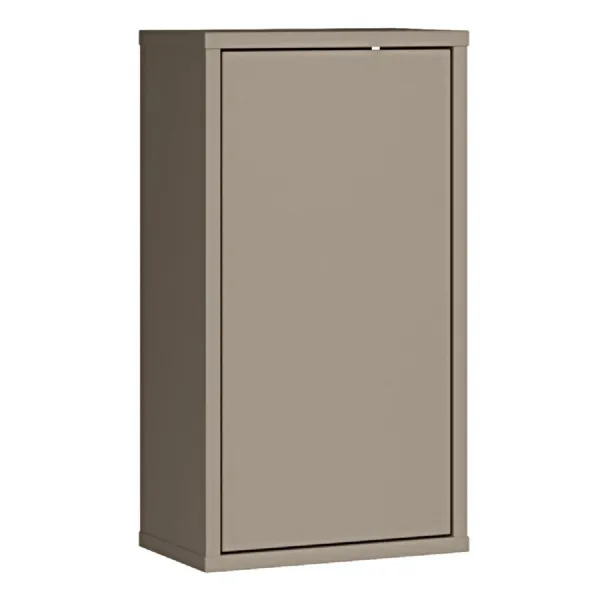 Alice Springs Hanging Storage Cupboard with 1 Door PushtoOpen in Taupe