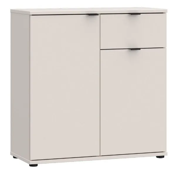 Ganymede 2 Door Cupboard with Drawer in Sand