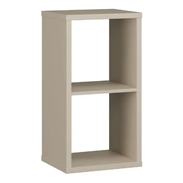 Mauro 1 Shelf Storage Unit in Taupe