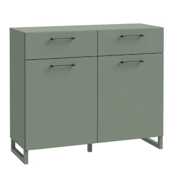 Sali 2 Door 2 Drawer Chest in Sage Green