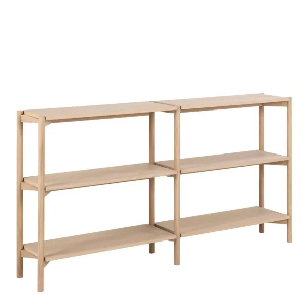 Braidwood Bookcase with 4 Shelves in White