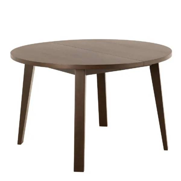 ALine Round Dining Table Smoked Oak 120x75cm