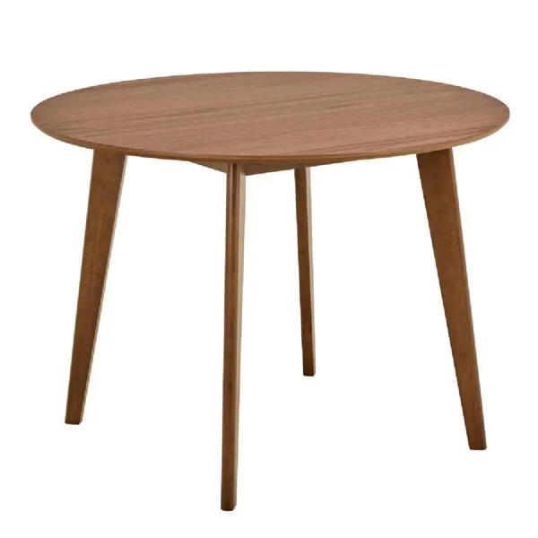 Roxby Round Dining Table in Walnut 105x76cm