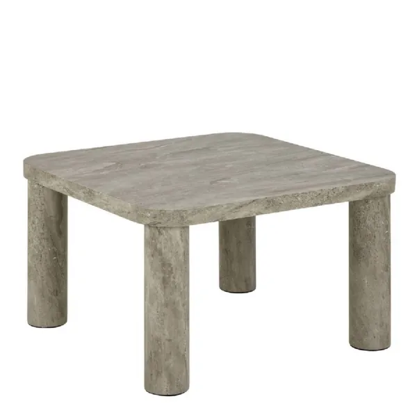 Solano Square Coffee Table in Grey 60x60cm