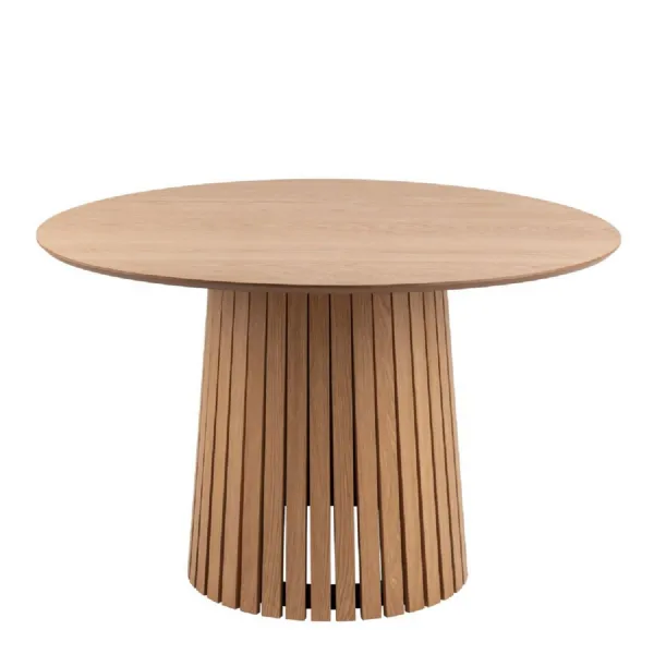 Christo Round Dining Table in Oak