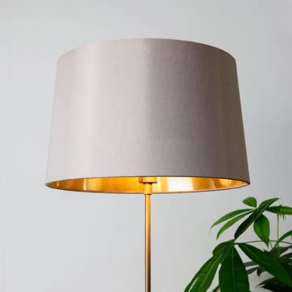 Grey Shade With Gold Lining 40cm