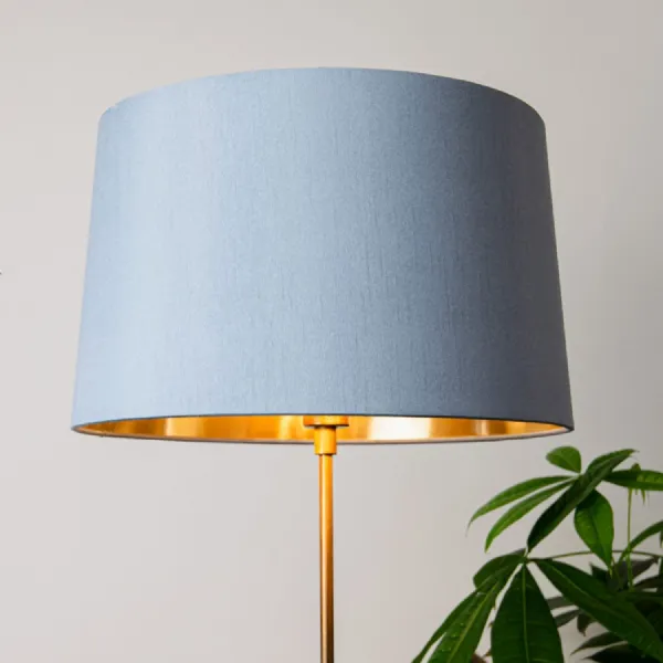 Blue Shade With Gold Lining 40cm