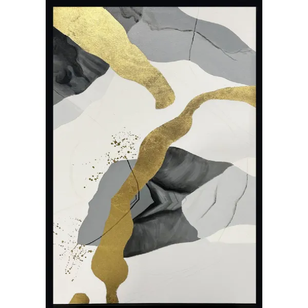 Abstract Framed Oil Painting 2