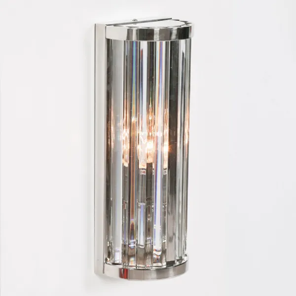 Chrome Deco Wall Light 39cm