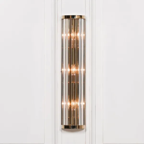 Gold Deco Wall Light 71cm