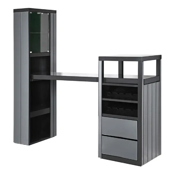 Venetian Smoked Bar Counter