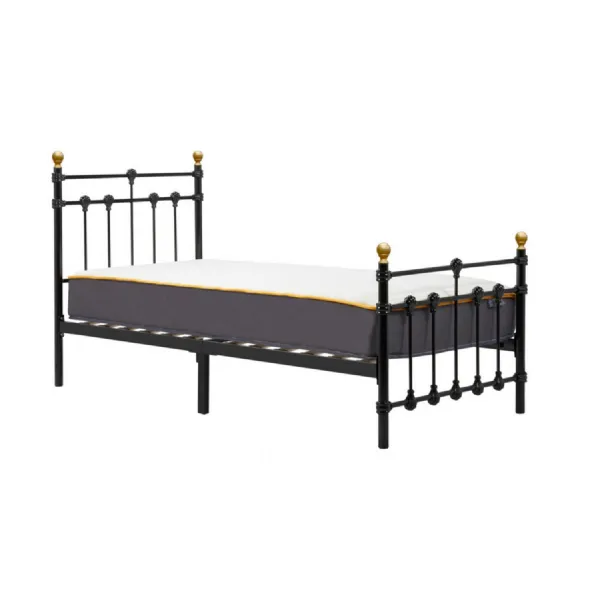 90cm Atlas Bed Black