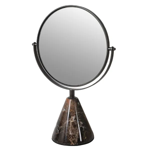 Marble Base Table Mirror