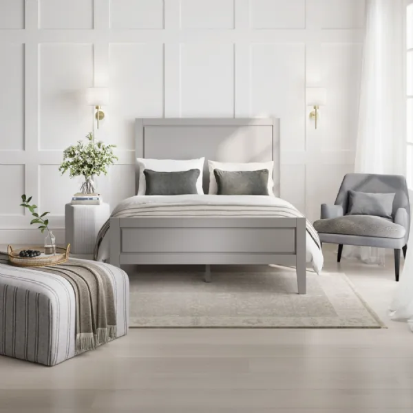 Bay Grey Double Bed