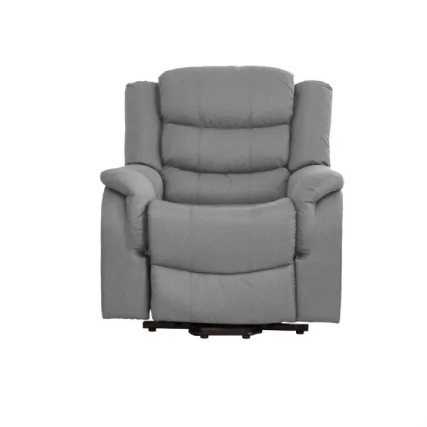 Textured Fabric Rise Recliner and Heated Massage Armchair
