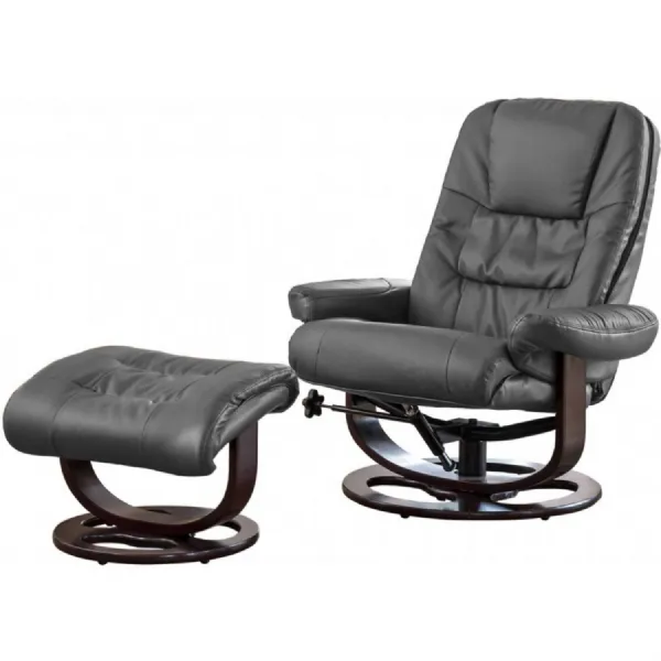 Bonded Leather Swivel Recliner Chairs