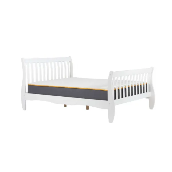 135cm Belford Bed White