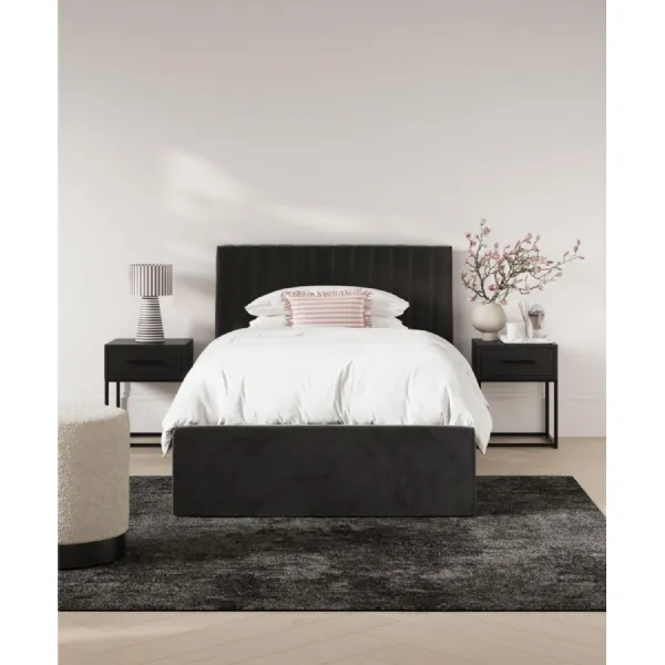 Berlin Black Single Bed