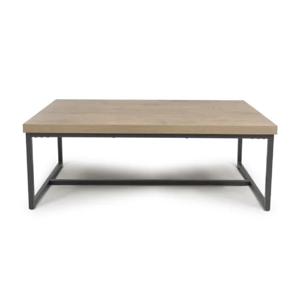 Rustic Oak Wooden Coffee Table with SmarTop Surface