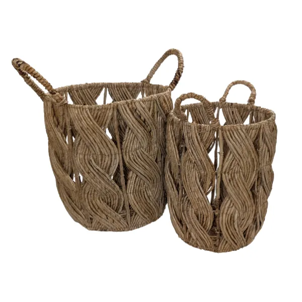 Double Wave Baskets Set of 2