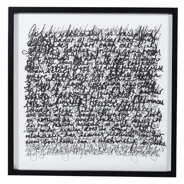 Illegible Scribbles Picture