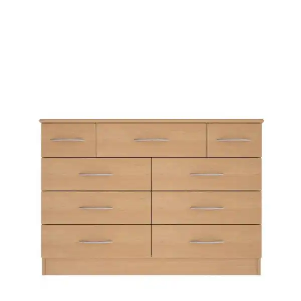 Bamber Contract 9 Drawer Wide Chest