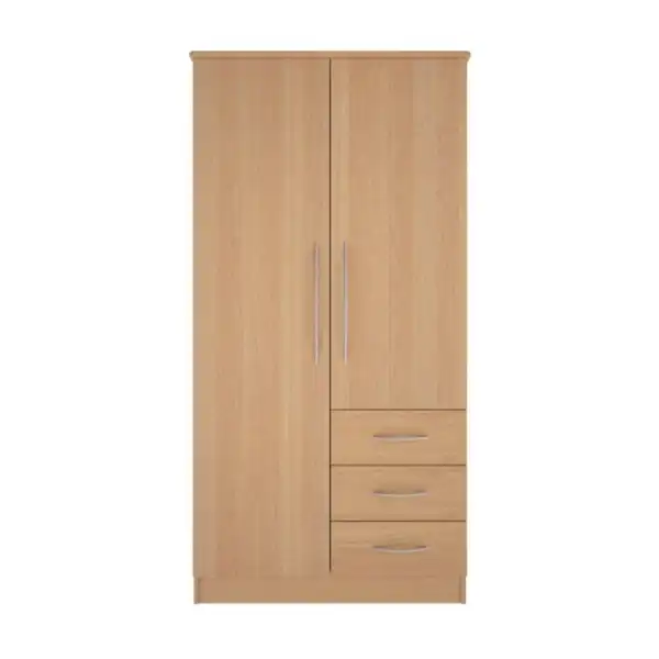 Bamber Contract 2 Door, Combi Wardrobe