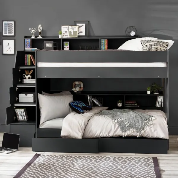 Camelot Staircase Bunk Anthracite