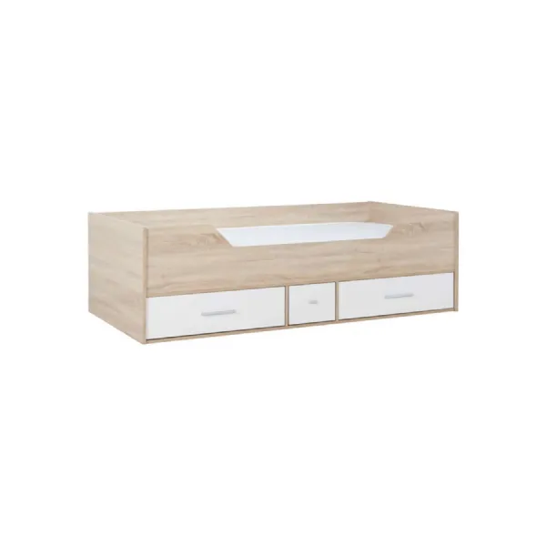 Camden Cabin Bed White & Oak Effect