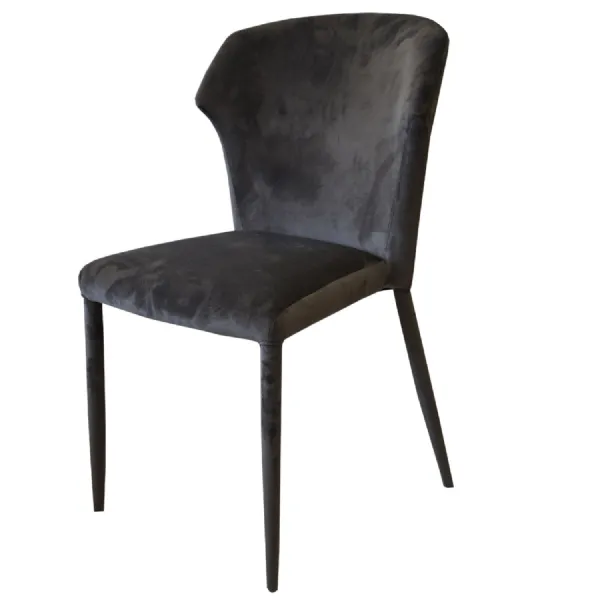 Osaka Velvet Grey Chair