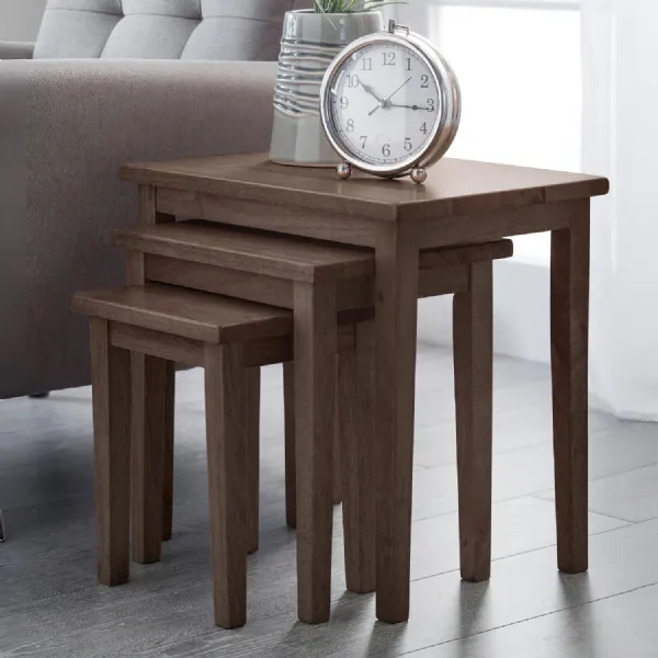 Cleo Walnut Nest of Tables