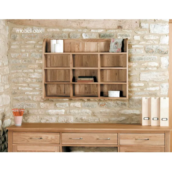 Mobel Oak Reversible Wall Rack