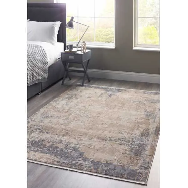 Origins Cosimo Distressed Rug Blue And Grey 160x230