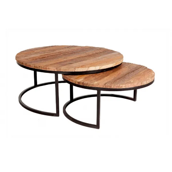 Railway Sleeper Coffee Tables Set of 2