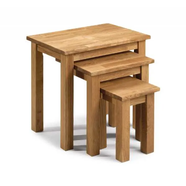 Coxmoor Oak Nest Of 3 Tables