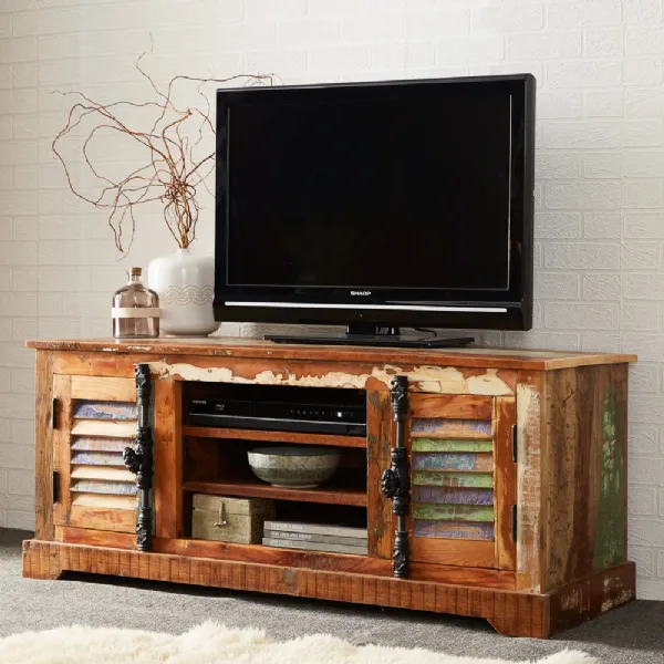 Reclaimed Wood 2 Door Standard TV Media Cabinet
