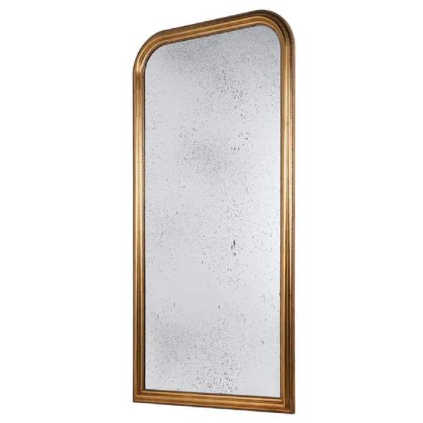 Distressed Gold Frame Wall Mirror