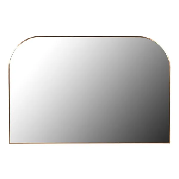 Curve Corner Over Mantle Mirror