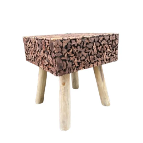 Cuba Square StoolResin Top