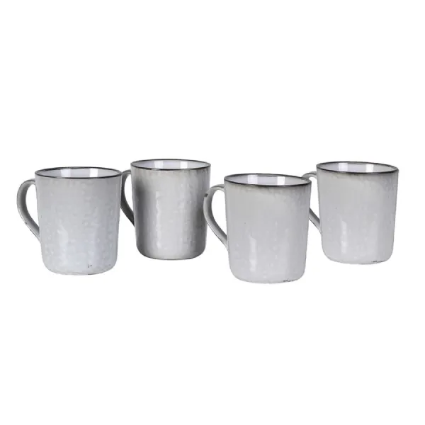 Set of 4 Flax Mugs