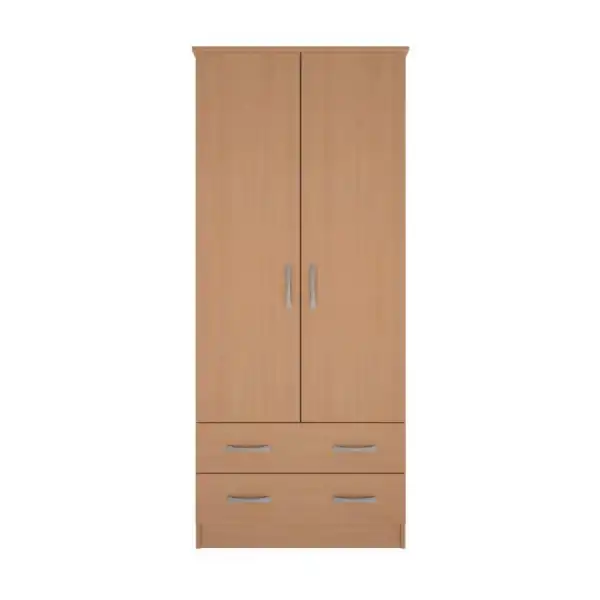 Classico Contract 2 Door, 2 Drawer Wardrobe