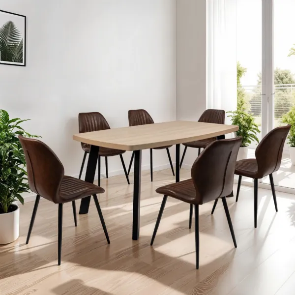 DALTON 1.6m DINING TABLE LIGHT OAK