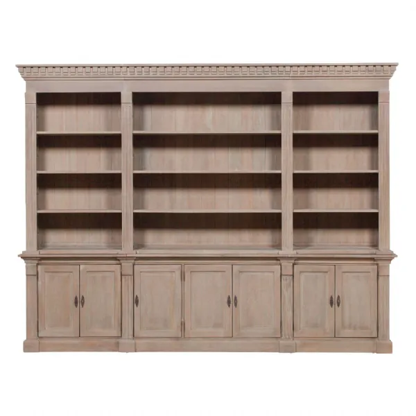 Cedar Wood Triple Bookcase