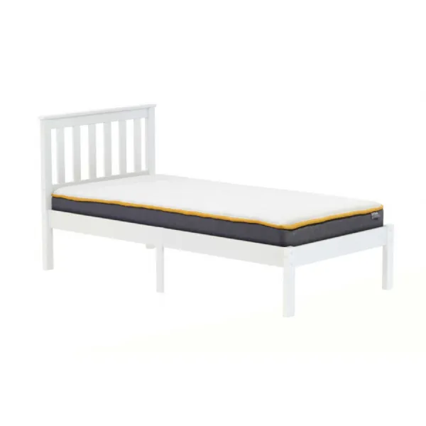 90cm Denver Low End Bed White