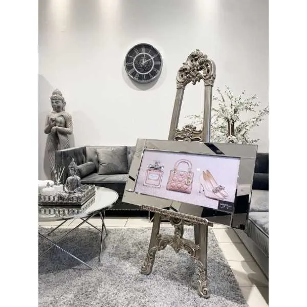 Dior Pink Perfume Bag Shoes Wall Art Mirror Frame