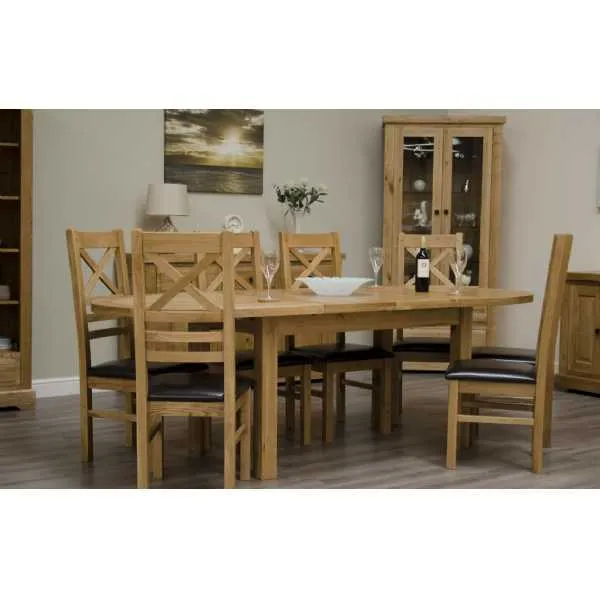 Deluxe Oval Extending Dining Table