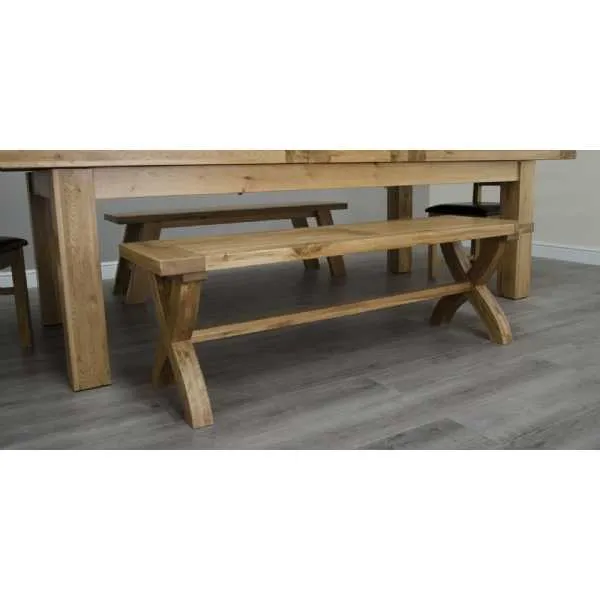 Deluxe X Leg Kitchen Dining Bench