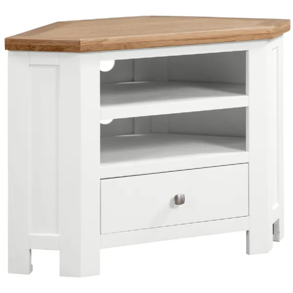 Corner TV Unit (DPT073 WHITE)